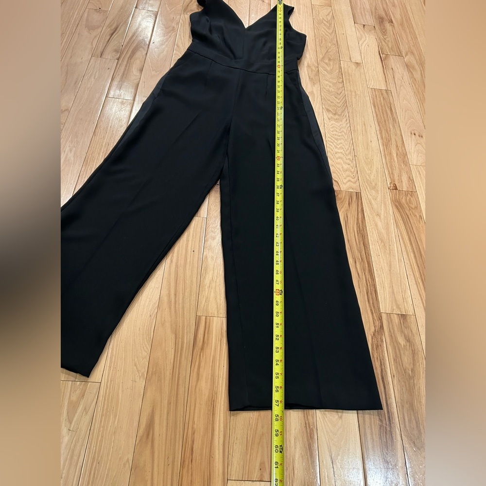 NWT Boden Black Timeless Minimalist Sleeveless Pants Jumpsuit - Women’s Size 6P - Picture 5 of 9